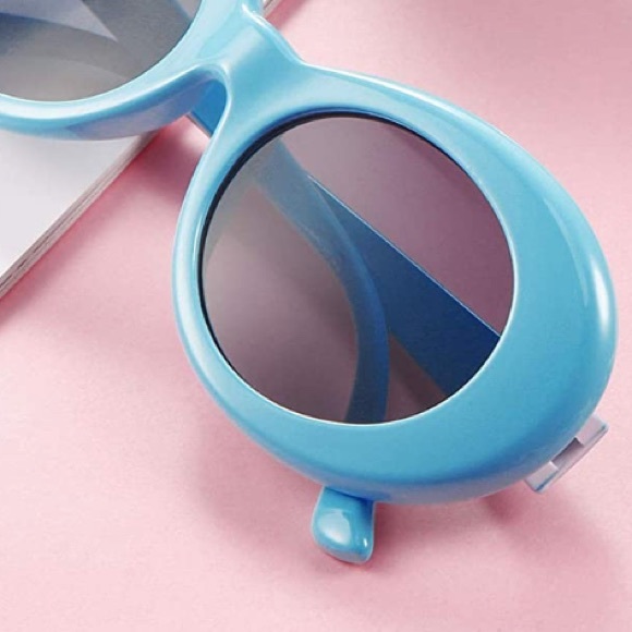 Clout Goggles Retro Sunglasses - Blue - Picture 4 of 10